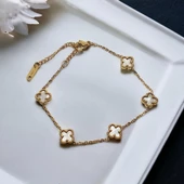 Küçük Papatyalı Çelik Bileklik Sedef Desenli - 1