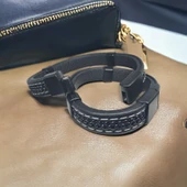 Deri Erkek Bilekliği - Manyetik Mıknatıs Klipsli thumbnail 2