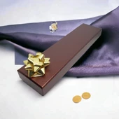 Şık Takı Hediye Kutuları-Deri Uzun - 1