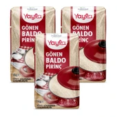Yayla Gönen Baldo Pirinç 1 kg 3 lü - 1