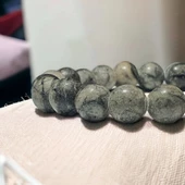 Doğal Taşlı Unisex Kadın/Erkek Esnek Bileklik - 4