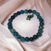 Doğal Taşlı Unisex Kadın/Erkek Esnek Bileklik thumbnail 2