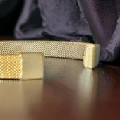 Unisex Kadın/Erkek Esnek Bijuteri Bileklik-Altın Rengi - 5