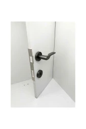 Petra Mat Skoç Füme Rozetli Oda Kapı Kolu 5 Takım thumbnail 1