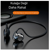 Kemik İletimli  HD Ses Uzun Pil Ömürlü Su Geçirmez Spor,Koşu İçin Boyuna Asmalı  Bluetooth Kulaklık - 3