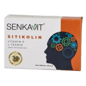 Senkavit Sitikolin + L-Teanin + B6 Ve Vitamin E İçeren 30 Kapsül - 1