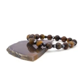 Kaplan Gözü Doğal Taş Erkek Bileklik EBLK-484 thumbnail 3