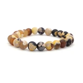 Akik Doğal Taş Erkek Bileklik EBLK-494 - 1