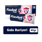 Fixodent Plus Diş Protez Yapıştırıcı Tat İçermez Krem 40 gr - 1