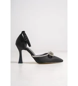 Moda Ayakkabı 01118 Ayışığı 7Cm Topuklu Kadın Ayakkabı - 9