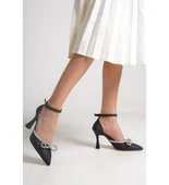 Moda Ayakkabı 01118 Ayışığı 7Cm Topuklu Kadın Ayakkabı - 7