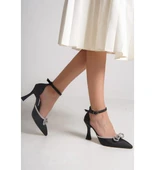 Moda Ayakkabı 01118 Ayışığı 7Cm Topuklu Kadın Ayakkabı - 6