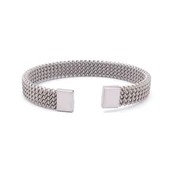 316L Çelik Halat Model Erkek Kelepçe Bileklik EBLK-411 thumbnail 1