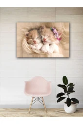 YALOVA SHOP Dekoratif Sevimli Yavru Kedi Tablosu thumbnail 5