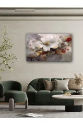 YALOVA SHOP Dekoratif Yağlıboya Çiçek Temalı UV Baskı Tablo thumbnail 1
