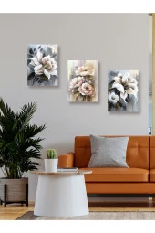 YALOVA SHOP Dekoratif Yağlıboya 3 lü Tablo Seti 50 x 70 cm thumbnail 1