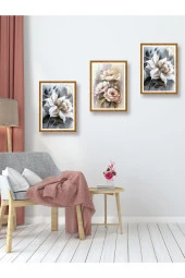 YALOVA SHOP Dekoratif Yağlıboya 3 lü Tablo Seti 20 x 30 cm - 1