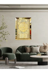 YALOVA SHOP Peygamber Efendimiz (sav) in Fiziki Görünümünü Anlatan HİLYE-İ ŞERİF (pleksi çerçeveli) thumbnail 4