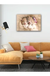 YALOVA SHOP Dekoratif Sevimli Yavru Kedi Tablosu thumbnail 3