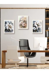 YALOVA SHOP Dekoratif Yağlıboya 3 lü Tablo Seti 40 x 60 cm thumbnail 4