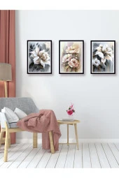 YALOVA SHOP Dekoratif Yağlıboya 3 lü Tablo Seti 50 x 70 cm thumbnail 4