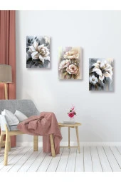 YALOVA SHOP Dekoratif Yağlıboya 3 lü Tablo Seti 30 x 40 cm - 3