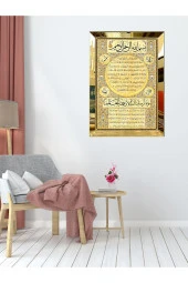 YALOVA SHOP Peygamber Efendimiz (sav) in Fiziki Görünümünü Anlatan HİLYE-İ ŞERİF (pleksi çerçeveli) thumbnail 1