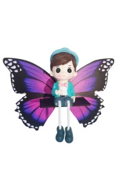 KEMSON Dekoratif Uv Baskı Kelebek Figürlü Duvar Rafı Mumluk Bibloluk Lazer Kesim thumbnail 5