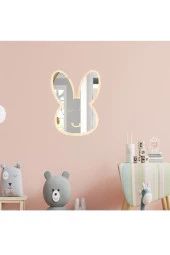 KEMSON Sevimli Tavşan Figürlü Dekoratif Ayna Güvenli Kırılmaz Ayna thumbnail 1