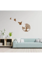 GİZEM SHOP Dekoratif Lazer Kesim Hayat Ağacı Indan Uçan Kuşlar Ençok Beğenilen Ürünler Den Biri thumbnail 3