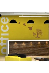 Odun Marketi Dekoratif Lazer Kesim Hayat Ağacı Indan Uçan Kuşlar Ençok Beğenilen Ürünler Den Biri thumbnail 2