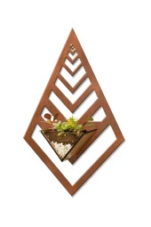 GİZEM SHOP Dekoratif Duvar Saksılığı 3 Adet thumbnail 1