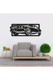 GİZEM SHOP Siyah Mustang Duvar Dekoru thumbnail 6