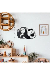HYL Sevimli Panda Lazer Kesim Duvar Tablosu thumbnail 2