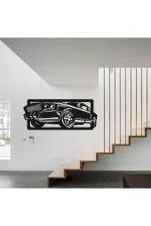 GİZEM SHOP Siyah Mustang Duvar Dekoru thumbnail 2