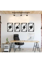 HYL Siyah Dekoratif Ahşap Lazer Kesim Duvar Süsü thumbnail 5