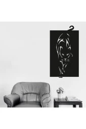 GİZEM SHOP Dekoratif Jaguar Figürlü Ahşap Duvar Panosu thumbnail 1