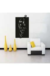 GİZEM SHOP Dekoratif Jaguar Figürlü Ahşap Duvar Panosu thumbnail 4
