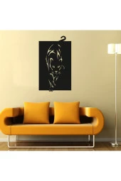 GİZEM SHOP Dekoratif Jaguar Figürlü Ahşap Duvar Panosu thumbnail 2