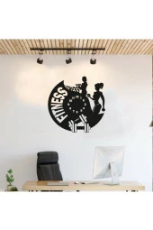 GİZEM SHOP Fitness Salonlarına Özel Hediyelik Duvar Saati Lazer Kesim - 1
