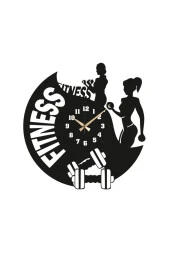 GİZEM SHOP Fitness Salonlarına Özel Hediyelik Duvar Saati Lazer Kesim - 2