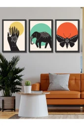 HYL Modern Sanatsal Uv Baskı Mdf Art Tablo Evinize Şıklık Katın Minimalis Art 40x30 thumbnail 2