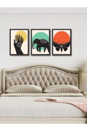 HYL Modern Sanatsal Uv Baskı Mdf Art Tablo Evinize Şıklık Katın Minimalis Art 40x30 thumbnail 3