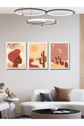 HYL Modern Sanatsal Uv Baskı Mdf Art Tablo Evinize Şıklık Katın Minimalis Art 30x20 cm thumbnail 3