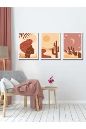 HYL Modern Sanatsal Uv Baskı Mdf Art Tablo Evinize Şıklık Katın Minimalis Art 40x30 - 1