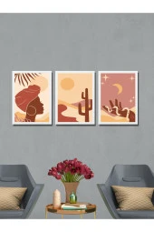 HYL Modern Sanatsal Uv Baskı Mdf Art Tablo Evinize Şıklık Katın Minimalis Art 30x20 cm thumbnail 5