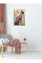 HYL Dekoratif Mandala Kedi Tablosu thumbnail 2