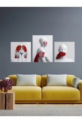 GİZEM SHOP Modern Sanatsal Tablo Mdf Üzerine Dijital Uv Baskı Duvar Dekorasyonu Korona Sembolü thumbnail 6