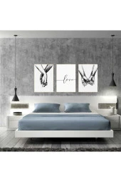 GİZEM SHOP Yatak Odaları Ve Salonlar Özel Tasarım Mdf Tablo Seti Mekanlarınıza Renk Katacak Özel Tasarım Lowe thumbnail 4