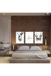 GİZEM SHOP Yatak Odaları Ve Salonlar Özel Tasarım Mdf Tablo Seti Mekanlarınıza Renk Katacak Özel Tasarım Lowe thumbnail 1